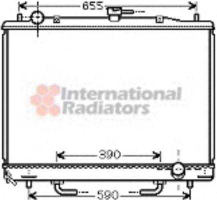 32002170 VAN Wezel radiador refrigeración del motor