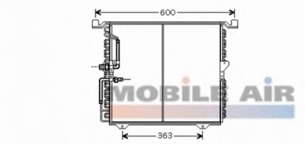 Condensador aire acondicionado 30005388 VAN Wezel