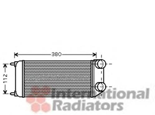 40004294 VAN Wezel radiador de aire de admisión