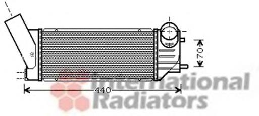 40004279 VAN Wezel radiador de aire de admisión