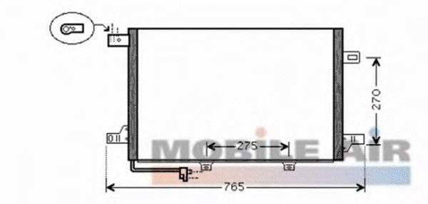 30005382 VAN Wezel condensador aire acondicionado