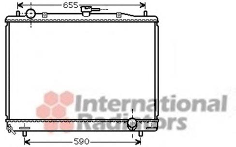 32002193 VAN Wezel radiador refrigeración del motor