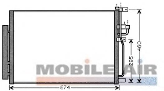 37005436 VAN Wezel condensador aire acondicionado