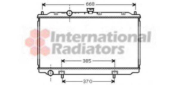 13002221 VAN Wezel radiador refrigeración del motor