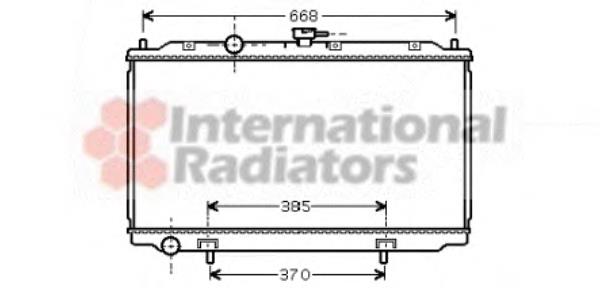 13002217 VAN Wezel radiador refrigeración del motor