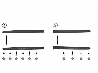  Moldura de la puerta delantera izquierda para Peugeot 206 2A/C