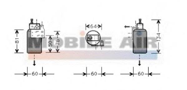 3700D143 VAN Wezel receptor-secador del aire acondicionado