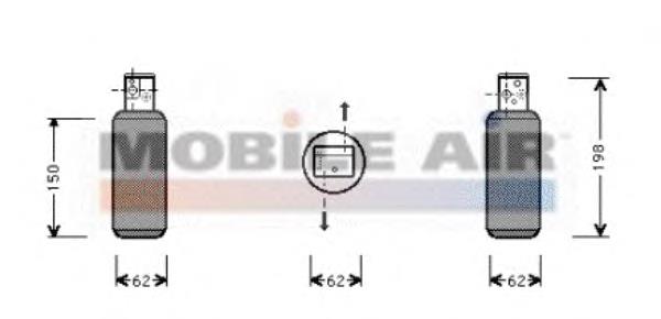 4700D044 VAN Wezel receptor-secador del aire acondicionado