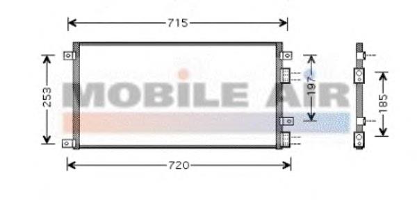 28005058 VAN Wezel condensador aire acondicionado