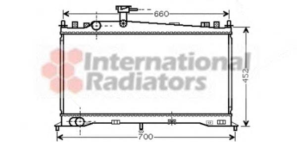 27002160 VAN Wezel radiador refrigeración del motor