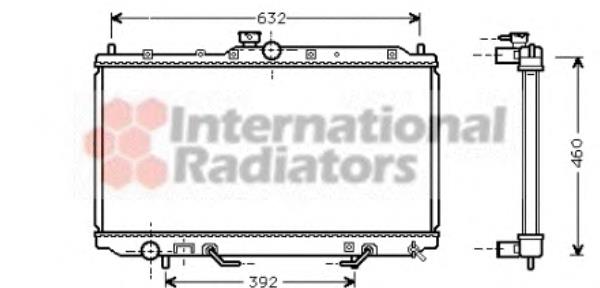 32002153 VAN Wezel radiador refrigeración del motor