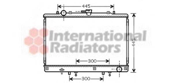 32002165 VAN Wezel radiador refrigeración del motor