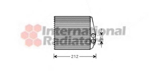 37006354 VAN Wezel radiador de calefacción