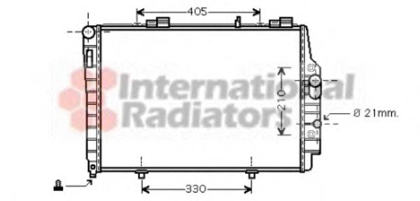 30002337 VAN Wezel radiador refrigeración del motor