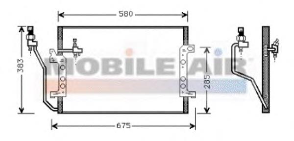 30005330 VAN Wezel condensador aire acondicionado