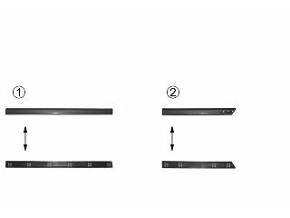 Moldura de la puerta delantera izquierda 5883423 VAN Wezel