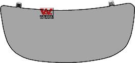 4394834 VAN Wezel cristal de espejo retrovisor exterior derecho