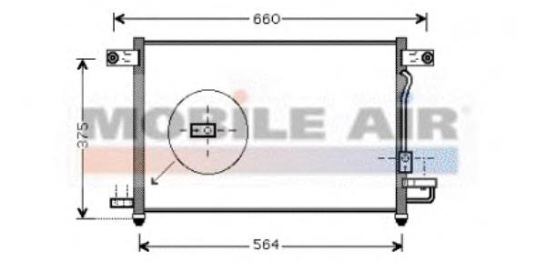 81005049 VAN Wezel condensador aire acondicionado