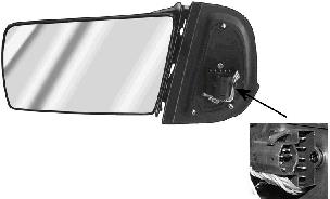 2108101416 Mercedes espejo retrovisor derecho