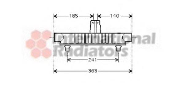 40003283 VAN Wezel radiador de aire de admisión