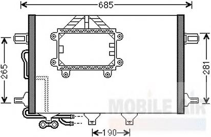 30005562 VAN Wezel condensador aire acondicionado