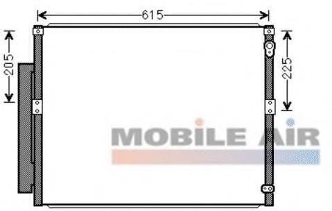 53005564 VAN Wezel condensador aire acondicionado