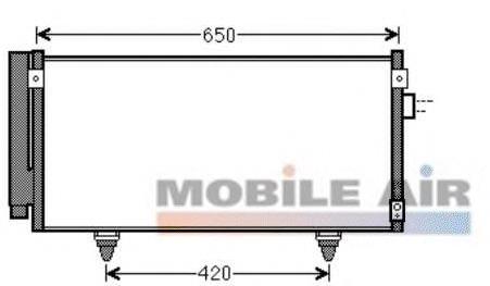 51005077 VAN Wezel condensador aire acondicionado