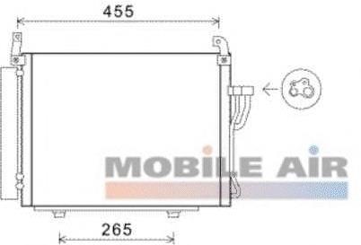 82005245 VAN Wezel condensador aire acondicionado