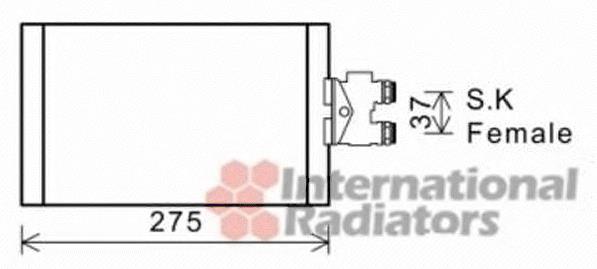 30003535 VAN Wezel radiador enfriador de la transmision/caja de cambios