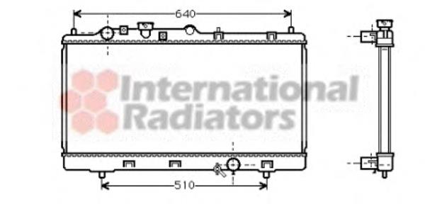 27002151 VAN Wezel radiador refrigeración del motor