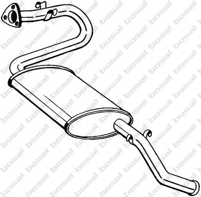 280-273 Bosal silenciador posterior