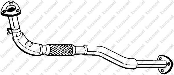 823263 Bosal tubo de admisión del silenciador de escape delantero