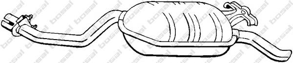 278-209 Bosal silenciador posterior