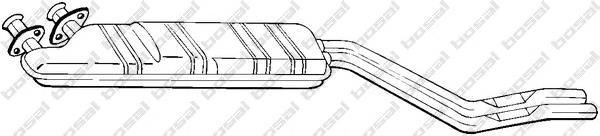283985 Bosal silenciador del medio