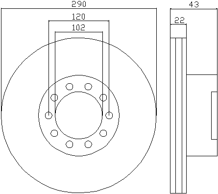 93117400 Textar freno de disco delantero