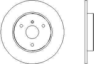 92155503 Textar freno de disco delantero