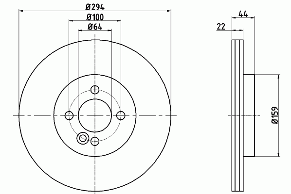 92196703 Textar freno de disco delantero