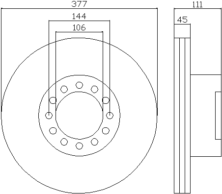 93191200 Textar freno de disco delantero