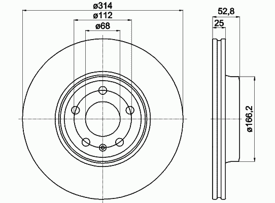 92159905 Textar freno de disco delantero