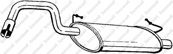 235-203 Bosal silenciador posterior