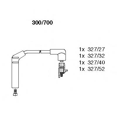 300700 Bremi juego de cables de encendido