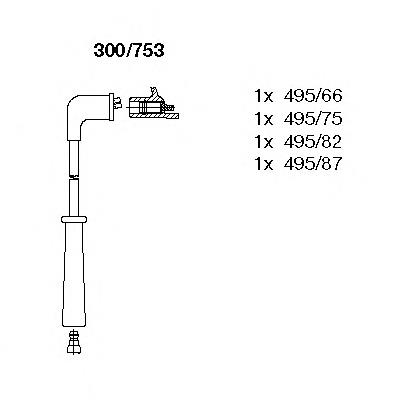 MD041721 Mitsubishi juego de cables de encendido