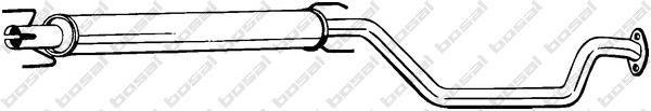 285-117 Bosal silenciador posterior