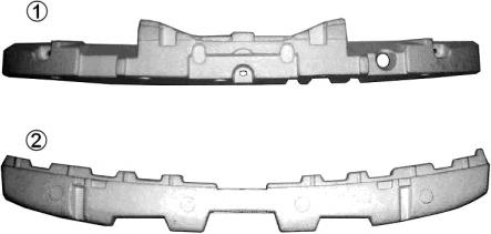 3389563 VAN Wezel absorbente parachoques delantero