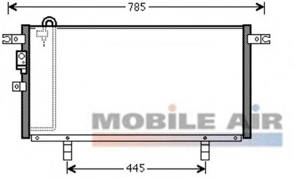 32005211 VAN Wezel condensador aire acondicionado