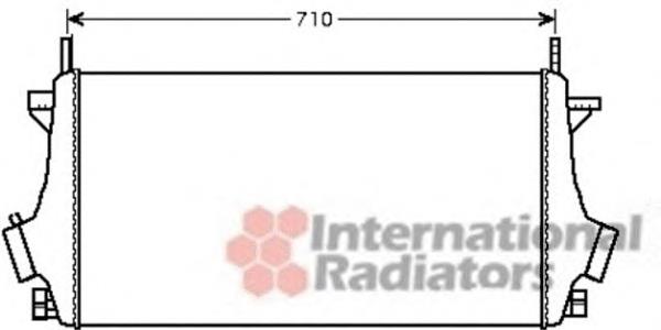 37004476 VAN Wezel radiador de aire de admisión