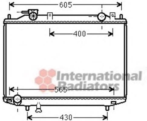 27002235 VAN Wezel radiador refrigeración del motor