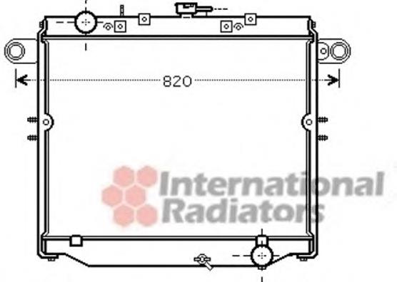 53002477 VAN Wezel radiador refrigeración del motor