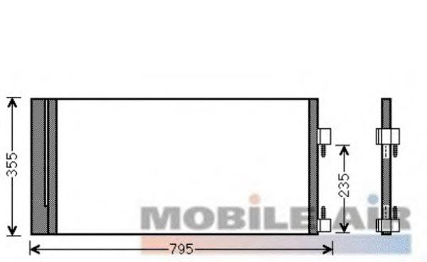 43005430 VAN Wezel condensador aire acondicionado