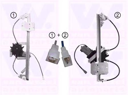 1506263 VAN Wezel mecanismo de elevalunas, puerta trasera izquierda